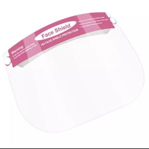 Child pink face shield